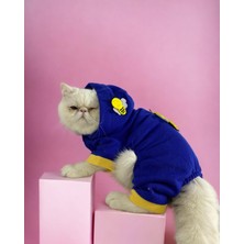 Kemique Navy Bee Kedi Tulumu Kedi Kıyafeti