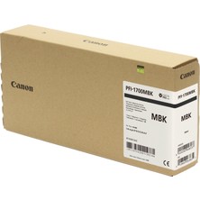 Canon Feyza Bilişim® Canon PFI-1700 Mbk (Matt Black) Mat Siyah Plotter Orijinal Mürekkep Kartuş 700 Ml. (0774C001)