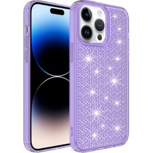 ZORE Apple iPhone 14 Pro Airbagli Parlak Tasarımlı Snow Kapak Kılıf