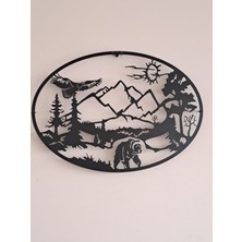 Tasagram Alaska Lazer Kesim  Metal Tablo