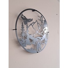 Tasagram Alaska Lazer Kesim  Metal Tablo