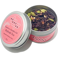 Guruyemiş Box Kendine Gel Bitki Çayı Refresh Tea 50 gr Tazelen Hibiskus Kakule Karanfil Çayı Gurme Soğuk Sıcak Bitki Çayı