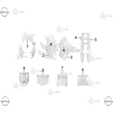 Mondial E-Mon Diamond Sağ Alt Marşbiyel Beyaz Orj