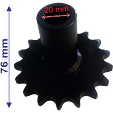 Atv Kanuni Ön Dişli 530-17T Iç 20XUZUNLUK 75,5xtm Öm