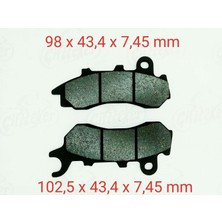 Honda Cb 125F Uyumlu Ön Fren Disk Balatası