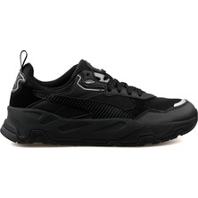 Unisex Puma Trinity Siyah Günlük Ayakkabı Nefes Alabilir Yapı ile Konforlu Tasarım