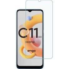 Engo Realme C11 Ekran Koruyucu Nano Temperli Koruma Esnek Şeffaf