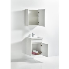 Saydam Banyo Maya 50 cm Banyo Dolabı Takımı Alt Üst