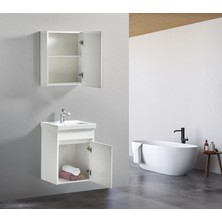 Saydam Banyo Maya 50 cm Banyo Dolabı Takımı Alt Üst