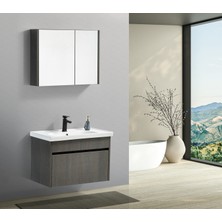 Saydam Banyo Dore 60 cm Banyo Dolabı Takımı Alt Üst