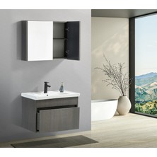 Saydam Banyo Dore 60 cm Banyo Dolabı Takımı Alt Üst