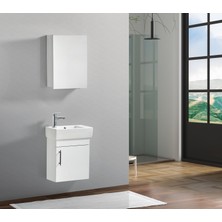 Saydam Banyo Yeni Slim 50 cm Banyo Dolabı Takımı Alt Üst