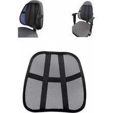 Luti Concept Fileli Ortopedik Oto Bel Sırt Destek Minderi Destekli Ayarlanabilir Terletmeyen Araba Ofis Koltuk Sandalye Sırt Dayama Filesi