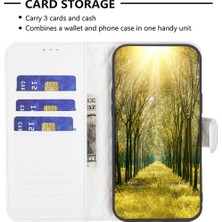 Cool-M Samsung Galaxy A04E Için Koruyucu Telefon Kapağı 4g Baskılı Rhombus Desen Flip Telefon Kılıfı Pu Deri Cüzdan Stand (Yurt Dışından)