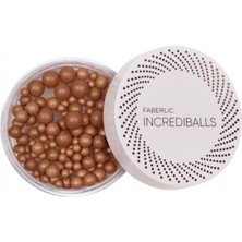 Faberlic Top Bronzer Incrediballs 18 g Bronzlaştırıcı PUDRA Parlak Saten Bitişli Renkler