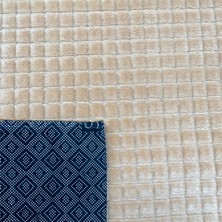 Payidar Yıkanabilir Kaymaz Taban Elit Post Peluş Bej Kesme Yolluk Halı 80 x 100 cm