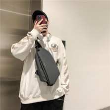Bhdsk Trendy Erkek Çok Fonksiyonlu Gündelik Omuz Çantası (Yurt Dışından)