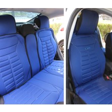 Kepmorpho 
chevrolet Kalos Lüx Oto Koltuk Minderi Ön Arka 5'li Set 5star Serisi Mavi