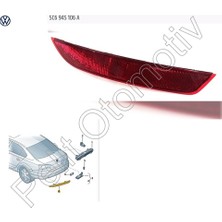 Pelit Otomotiv Jetta Sağ Tampon Reflektörü 5C6945106A