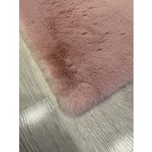Extra Carpet Modern Tavşan Tüyü Yumuşacık Tüy Dökmez Peluş Halı Lila