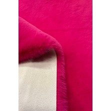 Extra Carpet Modern Tavşan Tüyü Yumuşacık Tüy Dökmez Peluş Halı Fuşya
