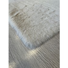 Extra Carpet Modern Tavşan Tüyü Yumuşacık Tüy Dökmez Peluş Halı Taş