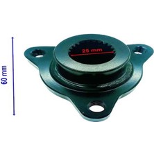 Atv Linhai 200 Disk Flanşı Iç 25-60 mm 3 Delikli Öm