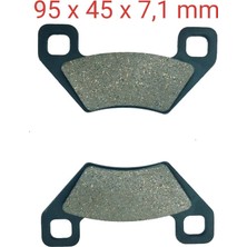 Atv 250 Fren Disk Balata Kare Delik 2 Kulak FA395