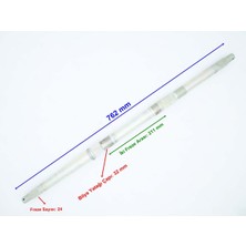 Atv Asya Toros 150 Aks 762 mm Tek Yivli Bilya Yatağı 32 mm 24 Freze Öm