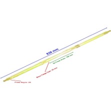 Atv Arora Hammer 250 Aks 830 mm Tek Yivli Bilya Yatağı 30 mm 23 Freze Öm