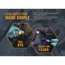 Tracerline Usa Leak Finder Ultraviyole Klima Kaçak Tespit Boyası 24 Araçlık 6 Şise x 30 ml LF1001