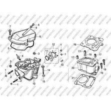 Mondial Atv MD200 Jackal Külbütör Kapak O Ringi Orj
