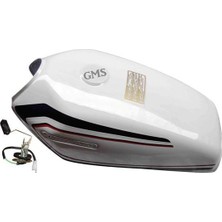 Skm Benzin Depo (Şamandıralı Model) Beyaz Cg125