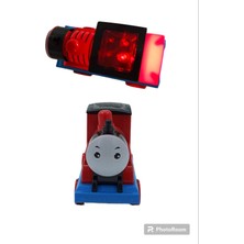 PopŞeker PopŞeker Thomas Tren Sesli Müzikli Işıklı Sürtmeli Thomas Tren 12X8CM. Kırmızı