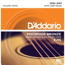D'Addario Daddario EJ15 Akustik Gitar Teli