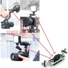 Wlue 360 Magic Arm Dslr Kamera ve Ring Light Tripod Bağlantı Aparatı Telefon Tutucu Aparat