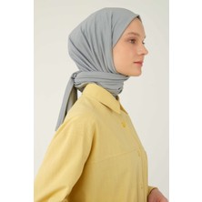 HE-QA Penye Şal Açık Gri