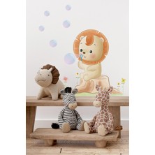 Msticker Baloncuk Uçuran Aslan Çocuk Bebek Odası Sticker Seti
