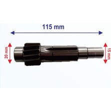 Atv Kanuni Şanzıman Mili Helis 14T 115XÖM