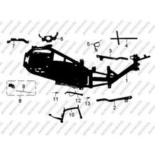 Mondial E-Mon Derrace Alt Sehpa Orj