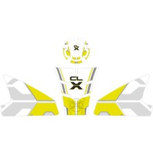 Cf Moto Cl-X 250 2022 - 2024 Uyumlu Tank Pad Set 002