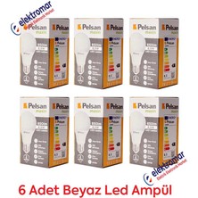 Pelsan LED Ampul Gün Işığı 6'lı