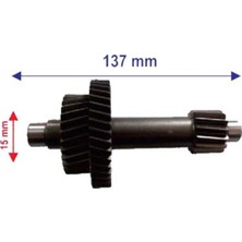 Atv Buggy Şanzıman Mili 14-42-29T Helis 137-15XÖM