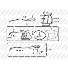 Mondial 125 Mx Far Braketi Orj