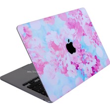 McStorey Macbook Air Kılıf Koruyucu Sticker Laptop Kaplama A2179 ile Uyumlu Flower03