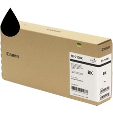 Canon PFI-710 Bk (Photo Black) Fotoğraf Siyahı Plotter Orijinal Mürekkep Kartuş 700 Ml. (2354C001)