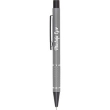 Sedef Silver Kişiye Özel Hediyelik Isimli Iğne Uçlu Ince Yazı Jel Roller Kutulu Füme Şık Roller Kalem