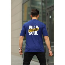 Comstarmoda Erkek Wild Soul Baskılı Owersize Tshirt