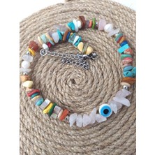 HD Marketim Kolye Kırık Doğal Taş Kolye