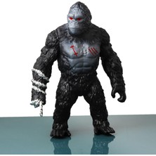 Elifeshop Godzilla Vs Kong Giant Godzilla & King Kong Aksiyon Karakter Figür Oyuncak Seti 2 Karakter Bir Arada